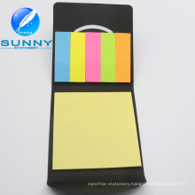 PU Leather Cover Sticky Note, Memo Pad Set for Promotion